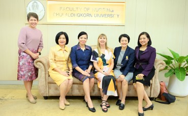 คณะพยาบาลศาสตร์ ให้การต้อนรับ Professor Angela Dawson, ... Image 3